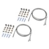 OTTFF 8 Pcs Ceiling Light Fixtures Suspension Cables Kit Fitting,