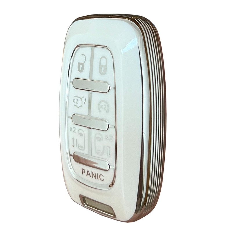 WENHENI for Chrysler Key Fob Cover with Keychain Fit for