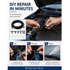 3-Meter(9.84ft) Windshield Washer Hose Kit with 12 Connectors for Vehicles