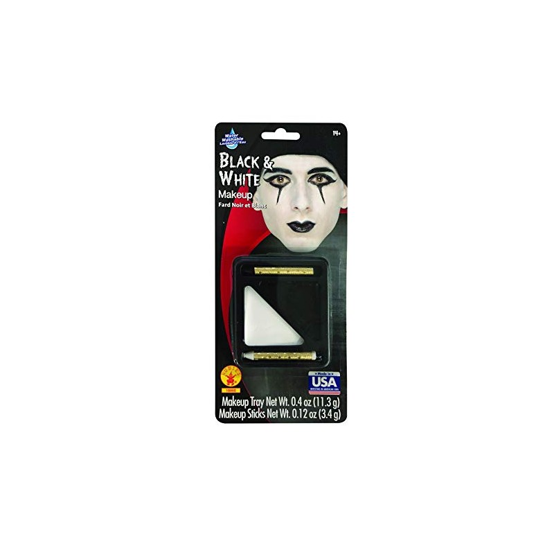 Rubie's Black and White Makeup Kit