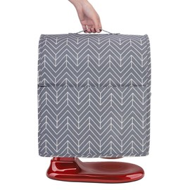 Yarwo Stand Mixer Cover, Protective Dust Cover with Top Handle and Pockets for All 5.7 and 7.6 Litre Stand Mixer and Accessories (Large, Ripple)