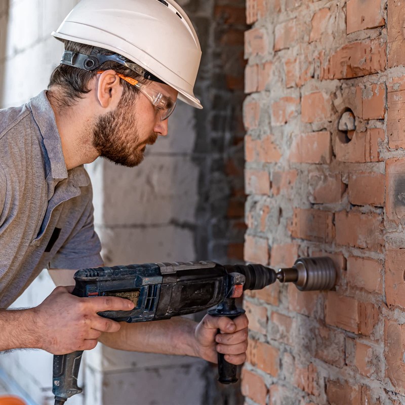 CCLIFE Drill Bit 50/55/65/68/80/82/100 mm Socket Drill Bit Concrete with