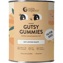 Nutra Organics Gutsy Gummies Gut Loving Snack Mango 150g