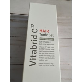 Vitabrid C12 Hair Tonic Set 12H Vitamin C Scalp & Hair Revitalization Exp 8/24