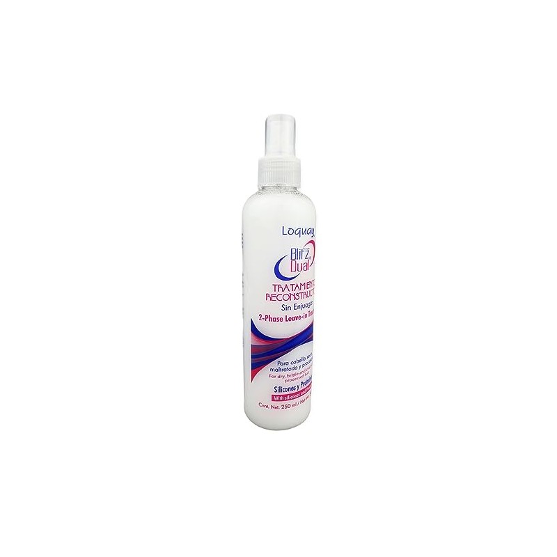 Loquay Blitz Dual Tratamiento Reconstructor Leche Capilar Cabello Seco y