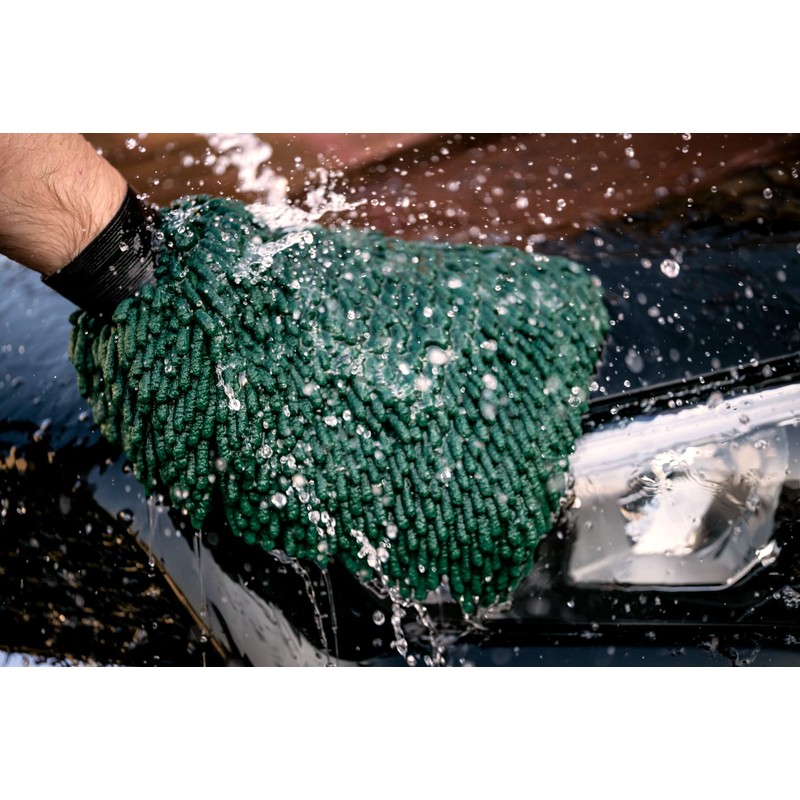Nuke Guys XL Chenille Wash Mitt, Ultra Soft Microfiber Car