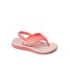 Reef Girls Little Santa Ana Flip-Flop, Coral Sunset, 12 Kid