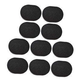 FRCOLOR 10pcs Bamboo Charcoal Face Skin Cleaning Sponges for Makeup Removal Puff for Oily Skin Compact and Lightweight Design
