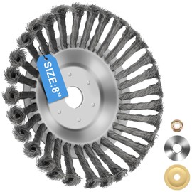 Lvelfe Professional Weed Brush, Weed Brush Cutter with 25.4 mm Diameter, High-Quality Grass Brush for Petrol Lawn Mower, Weed Brush for Grass Trimmer