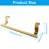 Kemcatui 2 Pack Over Cabinet Towel Holder, Gold Kitchen Towel