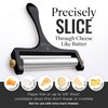 Zulay Kitchen Stainless Steel Wire Cheese Slicer - Adjustable Hand