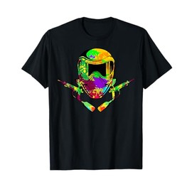 Paintball Player Paint Shooting Paintballer Air Gun T-Shirt