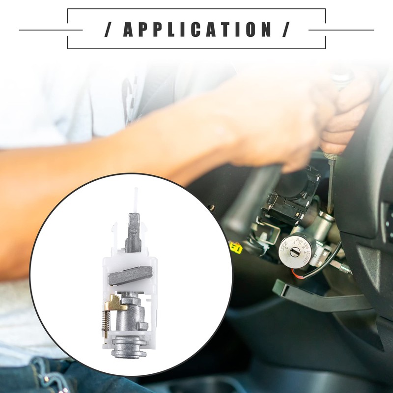 X AUTOHAUX 1 Set Ignition Switch Lock Cylinder for Jeep