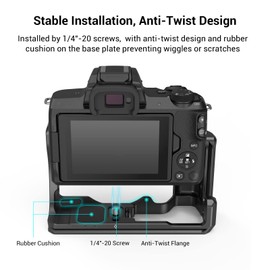 SmallRig M50 /M50 Mark II/M5 Cage (Upgraded), Aluminum Alloy Video Film Movie Making Rig with Integrated Grip and NATO Rail for Canon M50 /M50 II /M5-2168C