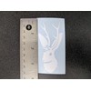 Jackalope Decal 4 Pack: Assorted Jackalope Decals (White, Small ~3.5")