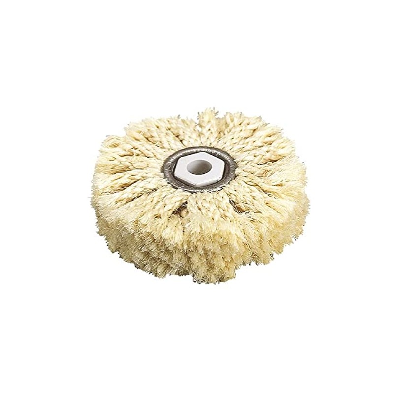 Wolfcraft 2098000 85 x 20mm Sisal Knurled Brush with 10mm