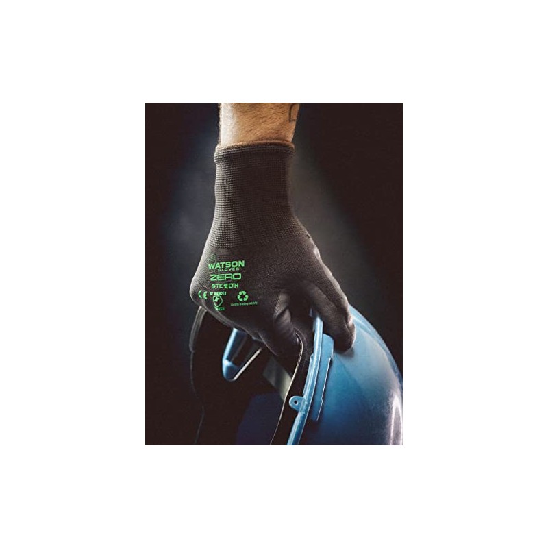 Watson Gloves Stealth Zero Biodegradable Nitrile Work Glove - Sustainable,
