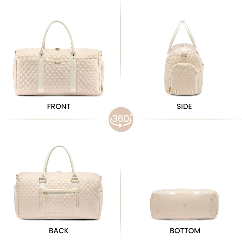 LOVEVOOK Travel Duffle Bag, Weekender Bags for Women with Shoe