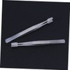TEHAUX 6pcs Stainless Steel Stamp Tweezers for Precision Stamping and