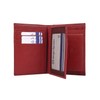 Sergio Tacchini Men's Genuine Leather Vertical Wallet Slim Wallet with