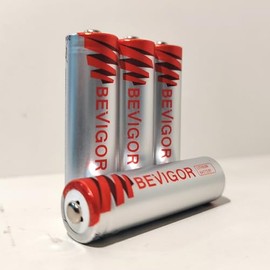 BEVIGOR Lithium AA Batteries 4 Pack, Long Lasting 1.5V 3000mAh AA Battery【Non-Rechargeable】