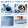 6 Pieces Silicone Baby Feeding Set，Baby Led Weaning Supplies，Utensils Food