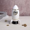Gaolinci Rocket Ship Coin Bank, Money Box, Piggy Bank, Home