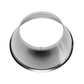 Fire Sprinkler Escutcheon Skirt, Standard 401 Style Escutcheon Pendant Skirt Chrome Plated, Works with Standard 401 Style Cup and Retrofit 2 Piece Cup, Fire Sprinkler Skirt - 12 PK