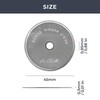 x10 Rotary Cutter Blades 45 mm Straight Lines, Compatible with