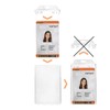 Karteo ID Card Holder Unique Permanent Lockable [Pack of 1]