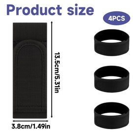 PSFXBM 4 No Buckle Belts for Men, Elastic Belt Men, Adjustable Waist Tightener, Comfortable Wear for Work, School or Leisurely Walks for Men Waist Belt Lnvisible Waist Tightener, Black