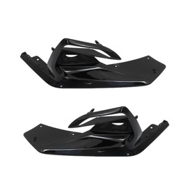 WFLNHB Left & Right Black Fog Light Lamp Bezels Cover Repalcement for Infiniti Q50 Sport 2018-2020 Fog Light Cover Trims 622576HJ0A