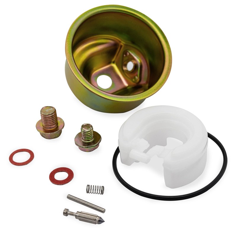 Niuohoy Carburetor Float Bowl Kit Float Bowl Needle Spring Seal