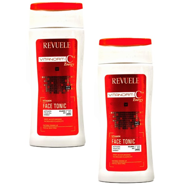 REVUELE VITANORM C+ENERGY Gesichtswasser 2er pack. 2x200ml