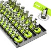 Ernst Manufacturing 8-Inch Socket Boss, 3-Rail Socket Tray, HI-VIZ -