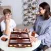 RERIVER Backgammon Set 2 Players Classic Backgammon Sets for Adults