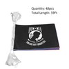 Kinoy 2 String Army Flags USA Military Flags Set All