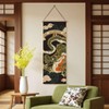 Vtrbwze japanese scroll wall art Decorations Thin Tapestry asian wall