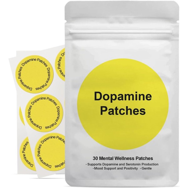 Dopamine Patches - 30 Vegan Mood Support Patches for Daily