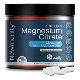 Magnesio Citrato Newmanity Cápsulas Energía Bienestar