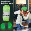 Luminous Yarn for Knitting | 76Yd Yarn Spool Roll for