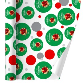GRAPHICS & MORE Our First Christmas Together 2022 Red Cardinals on Branch Newlyweds Gift Wrap Wrapping Paper Roll