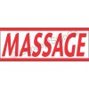Concept Signs & Graphics 2'X5' MASSAGE BANNER Sign Beauty Spa