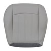 Priprilod Gray Leather Driver Side Bottom Replacement Seat Cover Compatible