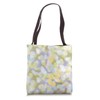 Aesthetic Light Yellow and Lilac Tortoise Shell Pattern Tote Bag