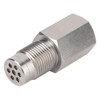 Fydun Adaptador de Sensor de Oxígeno, M18x1.5 Acero Inoxidable Adaptador