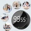 AIXXCUVQ Productivity Timer Clear LED Display Adjustable Alarm Sound is