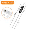 Digital Kitchen Thermometer, LCD Kitchen Thermometer with Long Probe, Instant