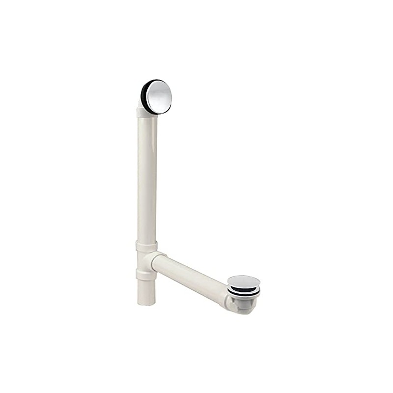Westbrass 493244H-50 12" & 4" Bath Waste & Overflow Assembly