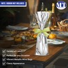MT Products Silver Metallic Mylar Wine Gift Bags 6.5" x